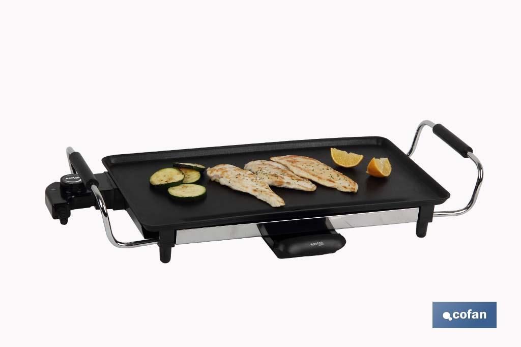 PLANCHA DE ASAR ELECTRICA 2000W 45x25x7 cm  MODELO BAIKAL